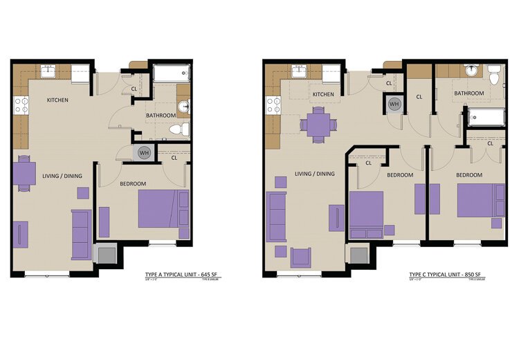 Thomas Street and Hazelwood Avenue Senior Apartments rendering